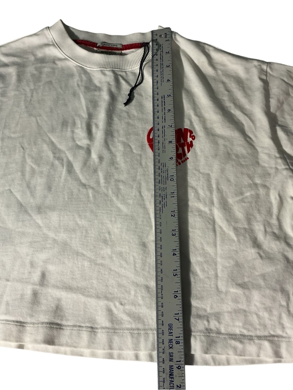 Scotch & Soda Cares Crop Down To Earth White T Shirt - Picture 11 of 11